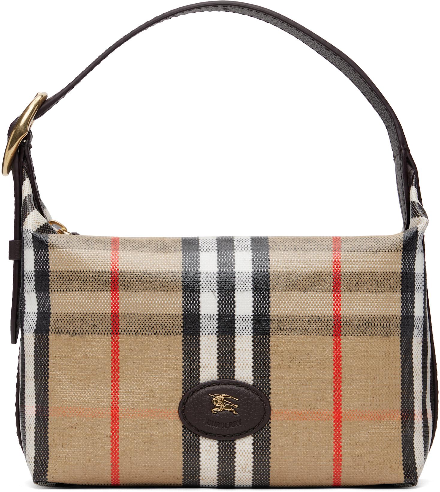 Brown Mini Highlands Duffle Bag by BURBERRY