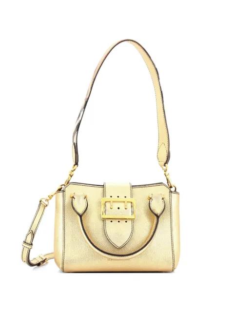 Buckle Leather Small tote bag by BURBERRY 