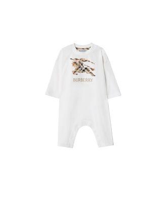 Burberr EKD Check Cotton Jumpsuit - Baby by BURBERRY