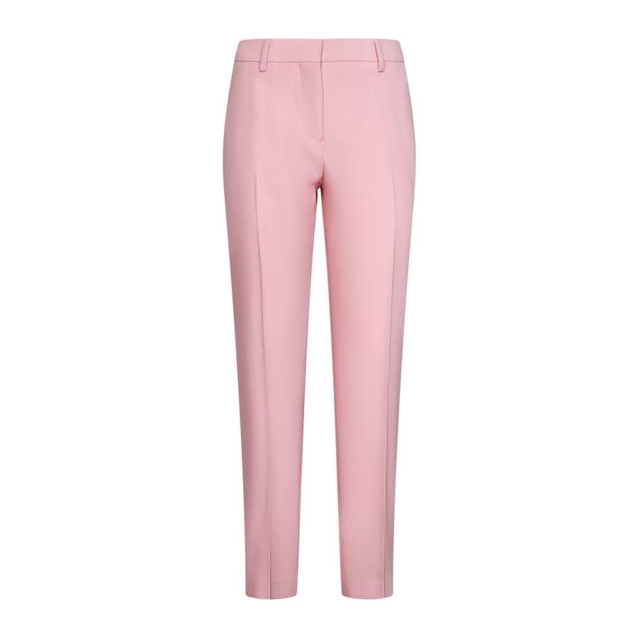 Burberry Aimie Tailored Straight Leg Wool Trousers by BURBERRY