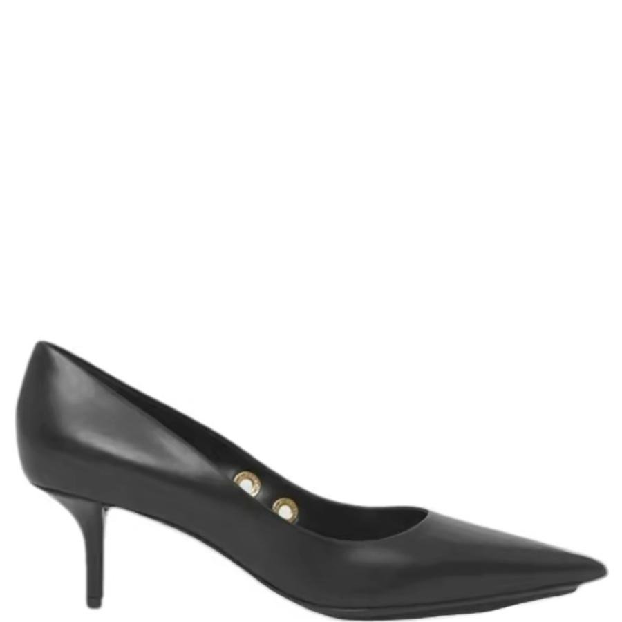 Burberry Aubri Pointed Toe Pumps In Black by BURBERRY