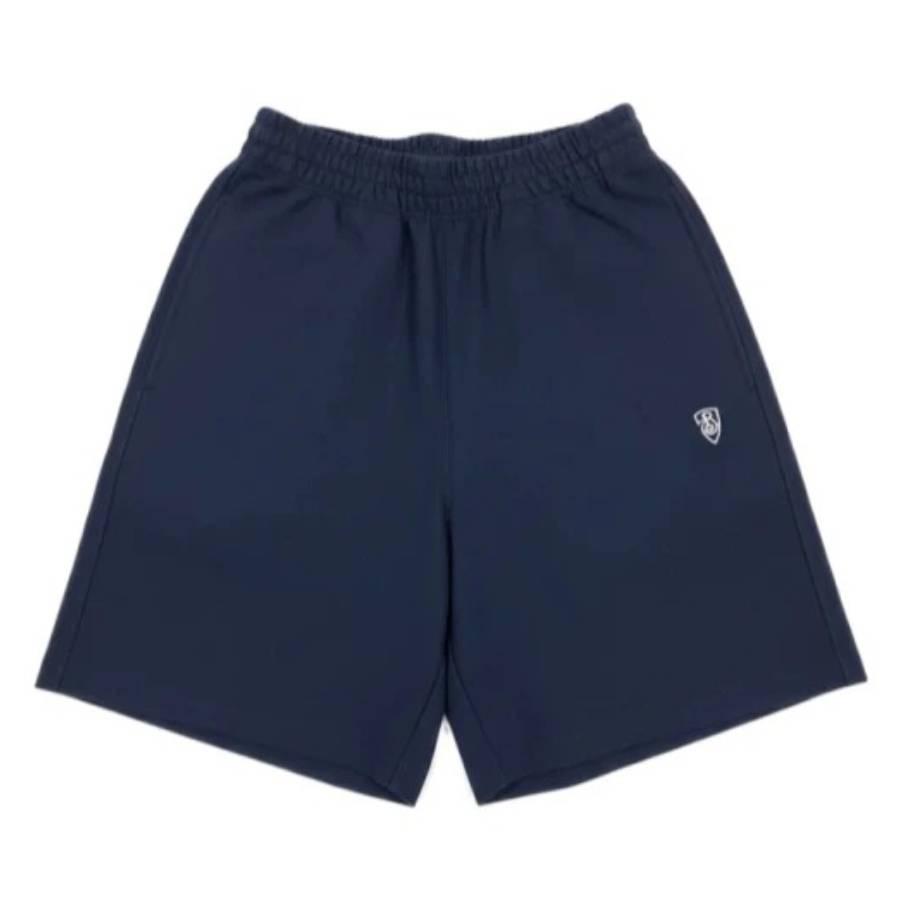 Burberry B-Shield Embroidered Cotton-Blend Shorts by BURBERRY