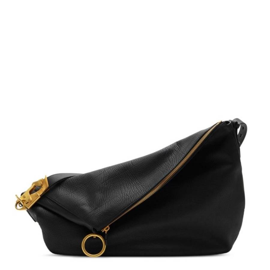Burberry Black Ladies Large Knight Bag by BURBERRY