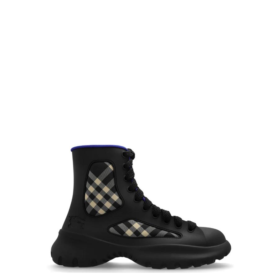 Burberry Boulder Checkered Rubber Boots by BURBERRY