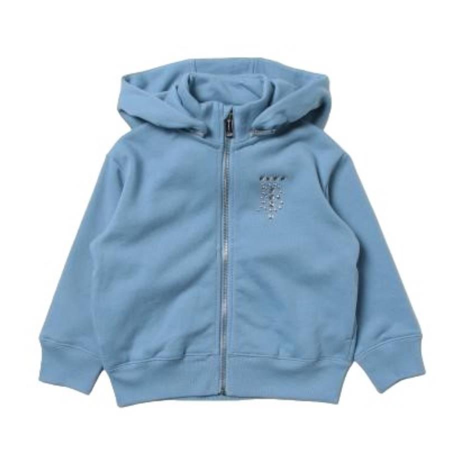 Burberry Boys Harbour Blue Cotton Track Jacket by BURBERRY