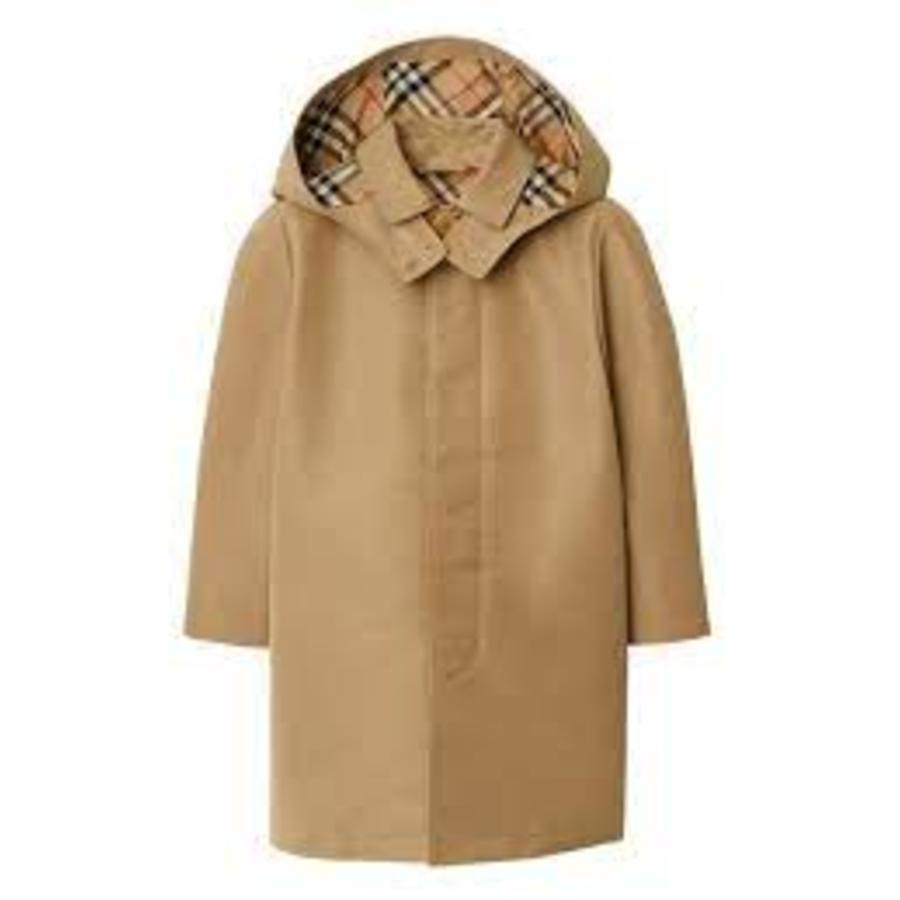 Burberry Boys Hooded Check-Lined Trench Coat by BURBERRY