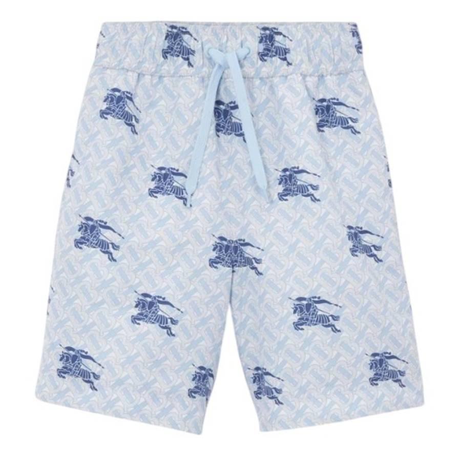 Burberry Boys Malcolm EKD Monogram Swim Shorts by BURBERRY