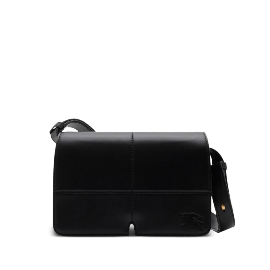 Burberry Calf Leather Equestrian Knight Snip Shoulder Bag by BURBERRY