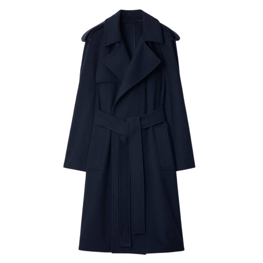 Burberry Cashmere Wrap Belted Trench Coat by BURBERRY