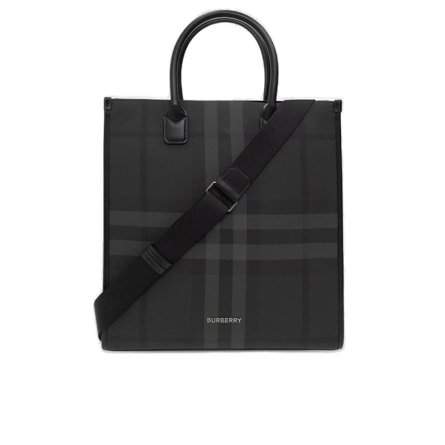 Burberry Charcoal Mens Denny Slim Shopper Bag by BURBERRY