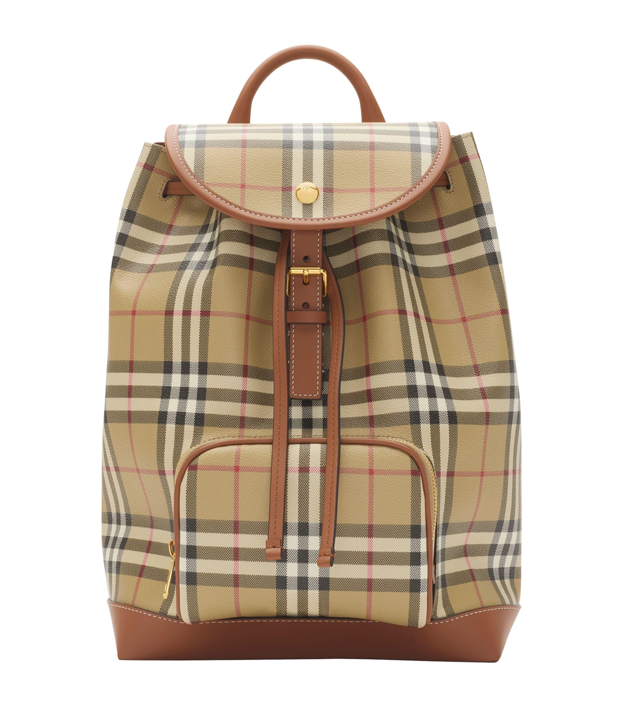 Burberry Check Backpack by BURBERRY