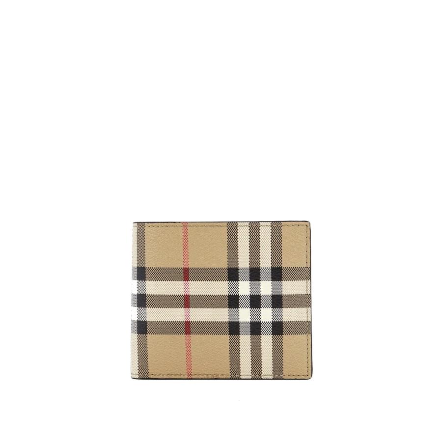 Burberry Check Bifold Coin Wallet by BURBERRY