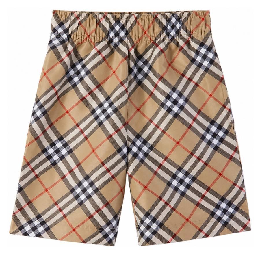 Burberry Check Detail Shorts by BURBERRY