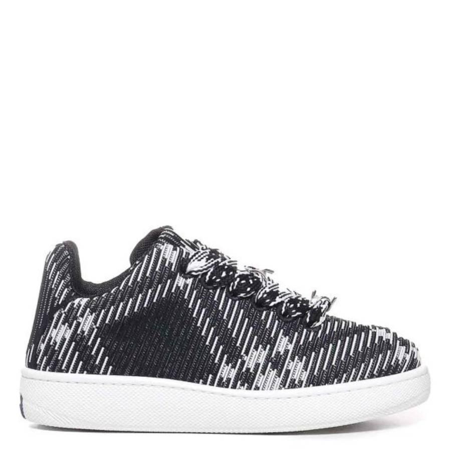 Burberry Check Knit Box Low-Top Sneakers by BURBERRY