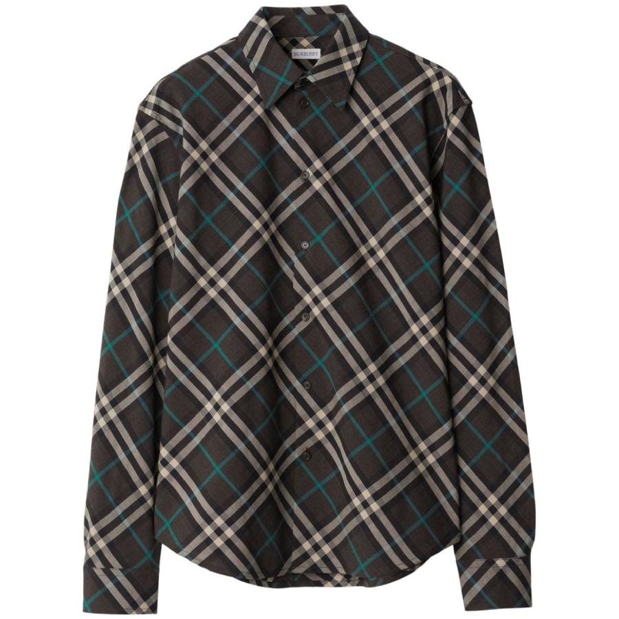 Burberry Check Pattern Button-Up Shirt by BURBERRY