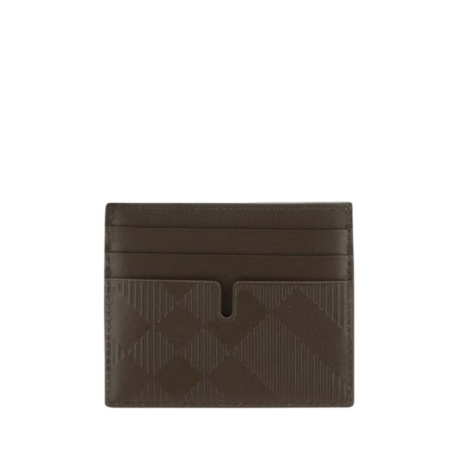 Burberry Check Pattern Leather Card Case by BURBERRY