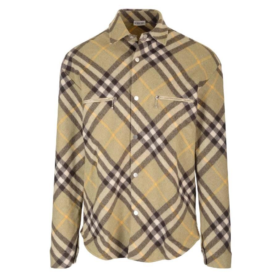 Burberry Check Pattern Long Sleeve Jacket by BURBERRY