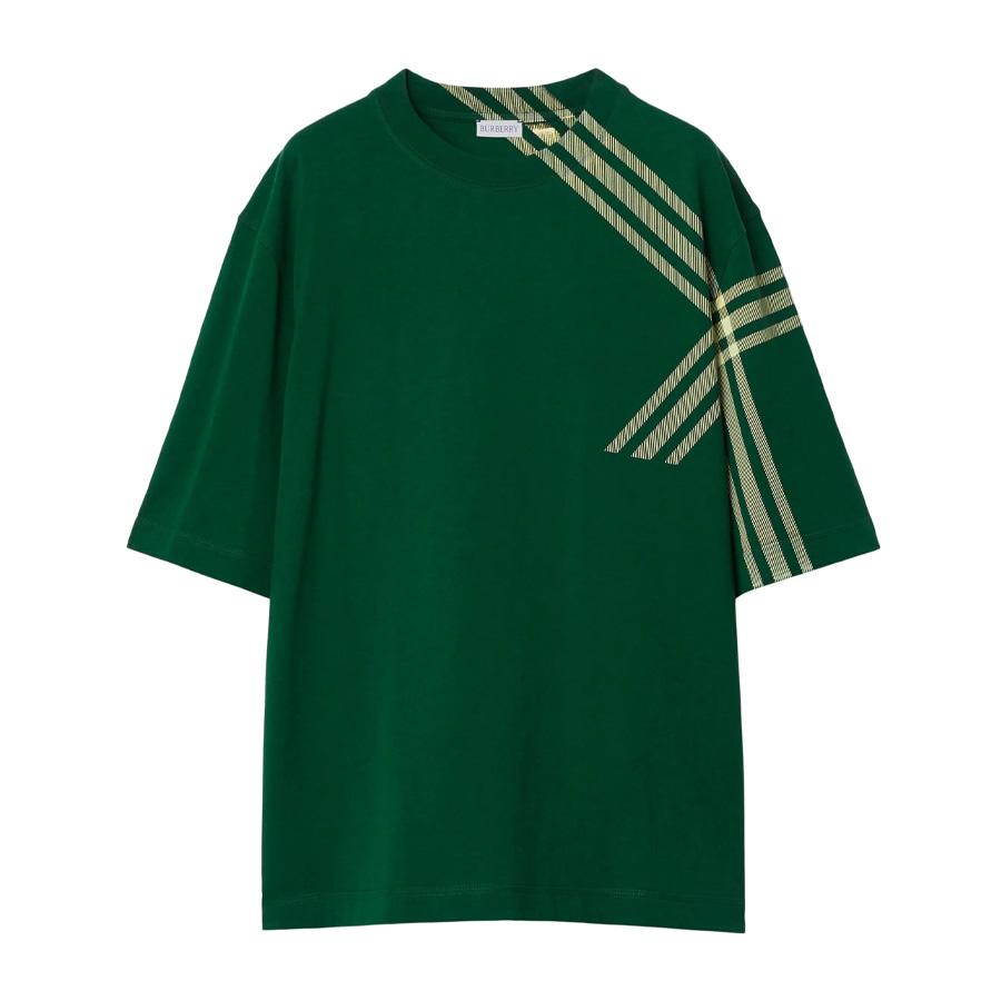 Burberry Check Pattern T-Shirt by BURBERRY