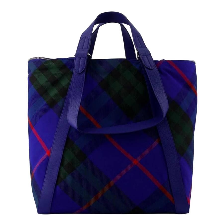 Burberry Check Print Adjustable Shoulder Straps Tote Bag by BURBERRY