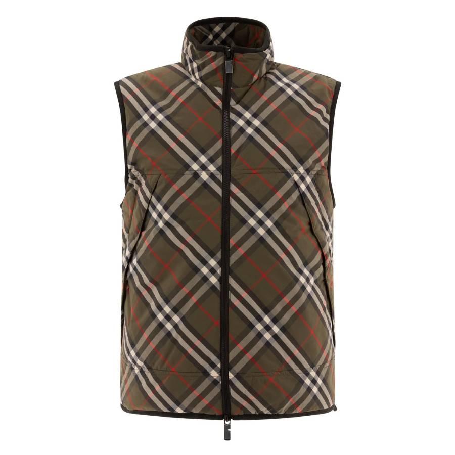 Burberry Check Print Padded Gilet by BURBERRY
