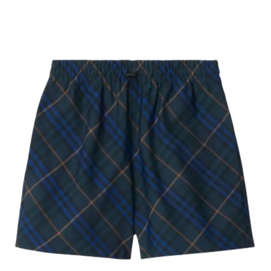 Burberry Check Printed EKD Shorts by BURBERRY