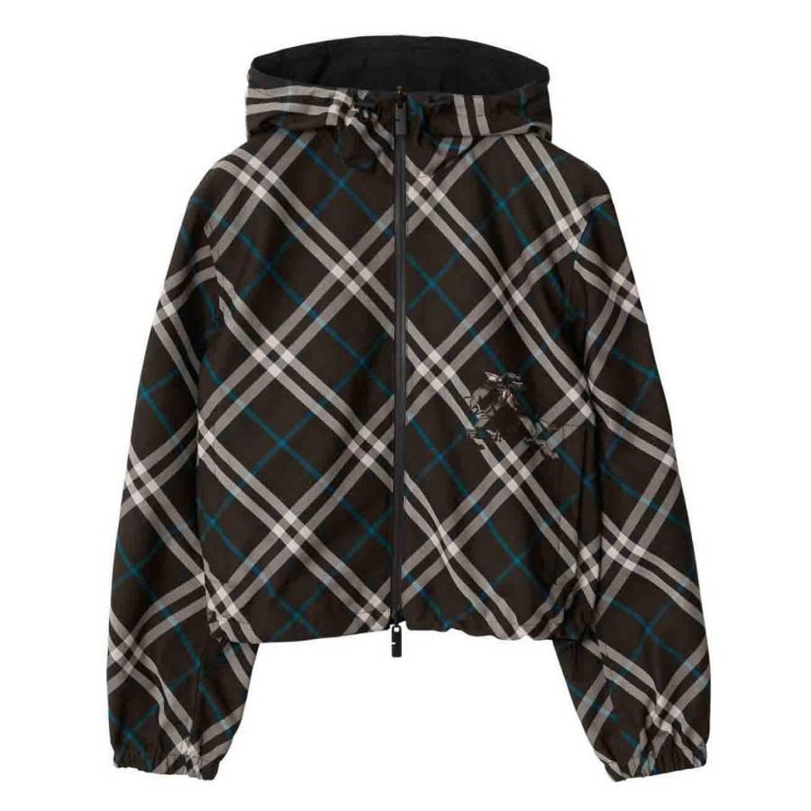 Burberry Check Reversible Cropped Jacket by BURBERRY