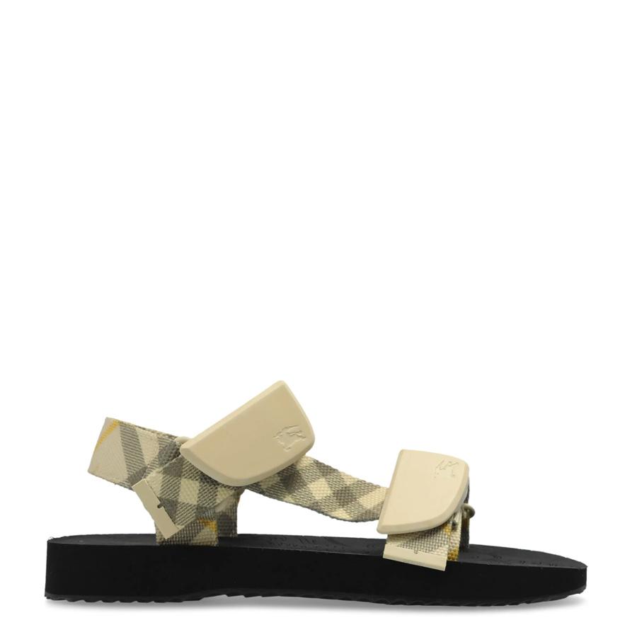 Burberry Check Trek Double-Strap Sandals by BURBERRY