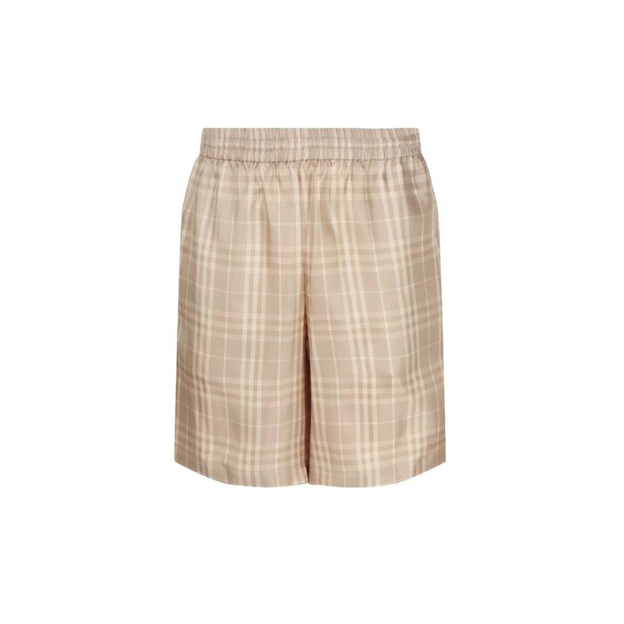 Burberry Checked Elasticated-Waist Shorts by BURBERRY