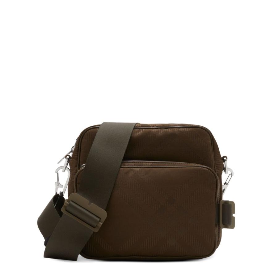Burberry Checked Jacquard Zipped Shoulder Bag by BURBERRY