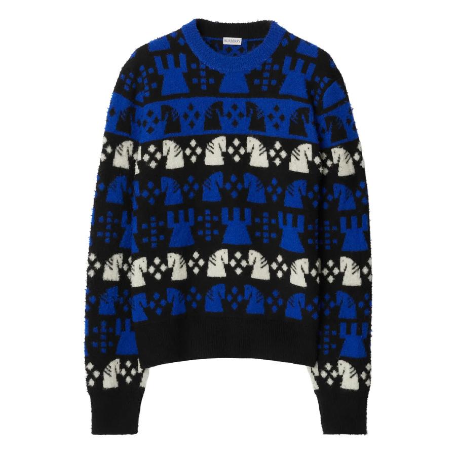 Burberry Chess Intarsia Wool-Blend Jumper by BURBERRY