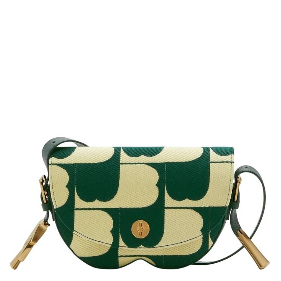 Burberry Chess Satchel Cotton Crossbody Bag by BURBERRY