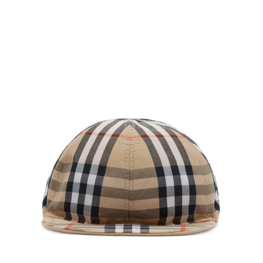 Burberry Classic Check Pattern Reversible Cotton Baseball Cap by BURBERRY