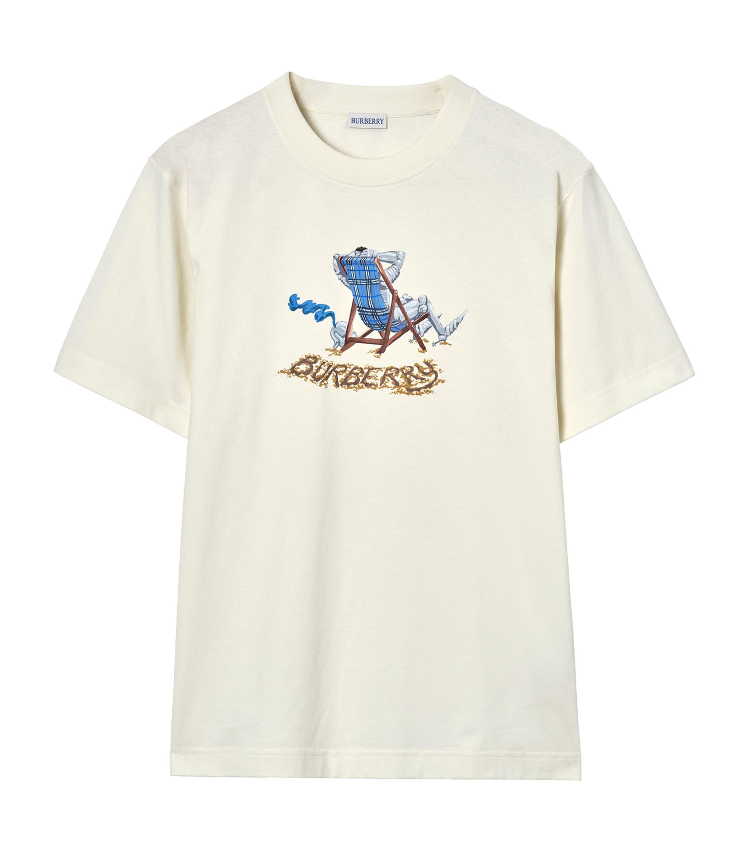 Burberry Cotton Beach Knight T-Shirt by BURBERRY