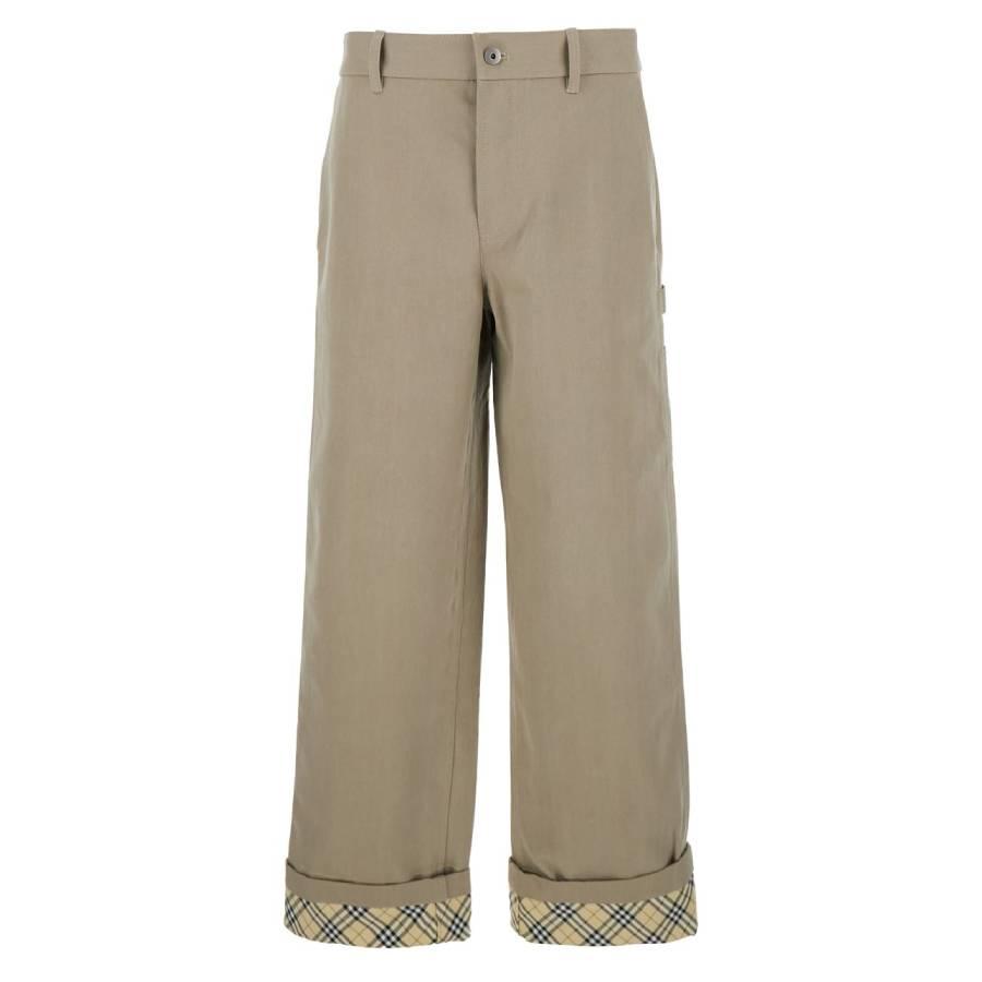 Burberry Cotton Carpenter Trousers by BURBERRY