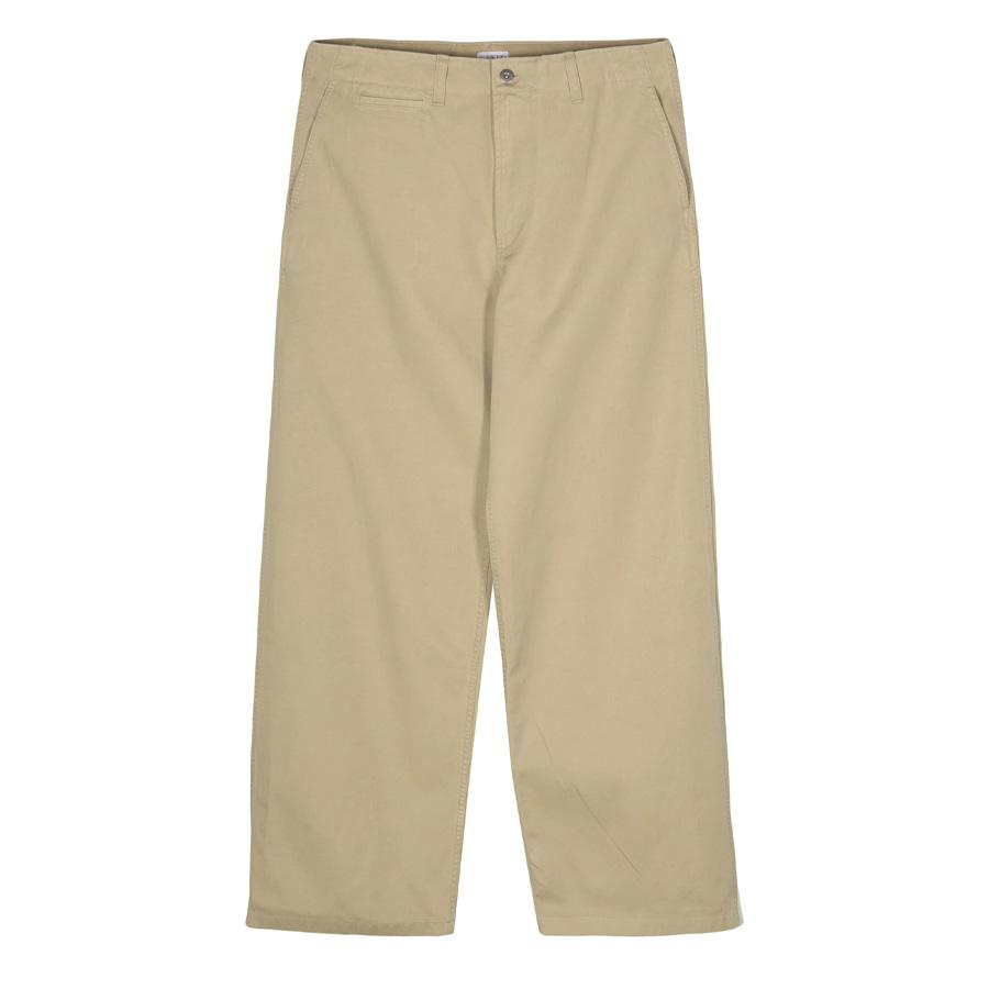Burberry Cotton Wide-Leg Trousers by BURBERRY