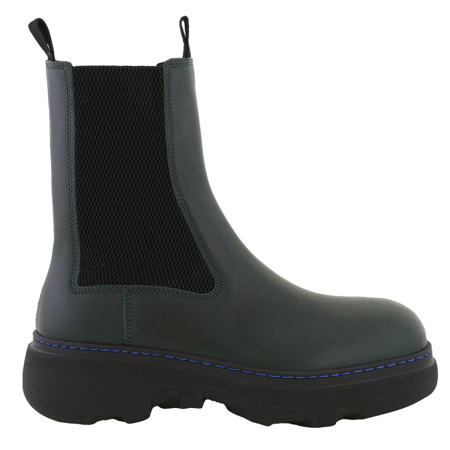 Burberry Creeper Leather Chelsea Boots by BURBERRY