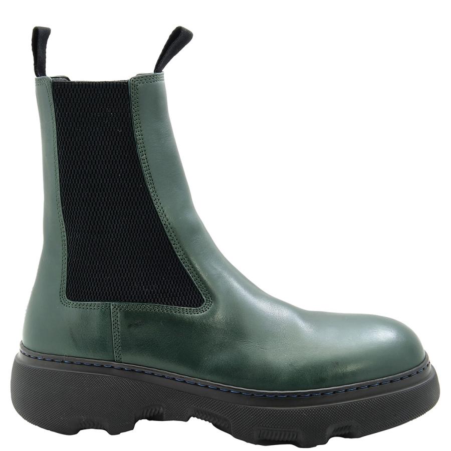 Burberry Creeper Leather Chelsea Boots by BURBERRY