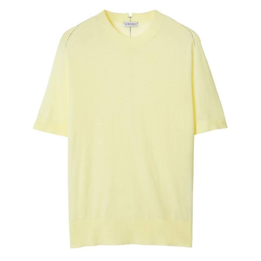 Burberry Crewneck Wool T-Shirt by BURBERRY
