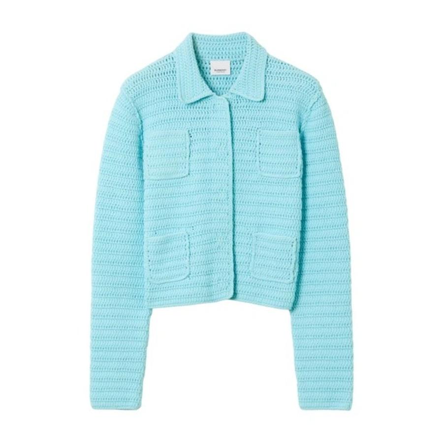 Burberry Crochet Technical Cotton Jacket by BURBERRY
