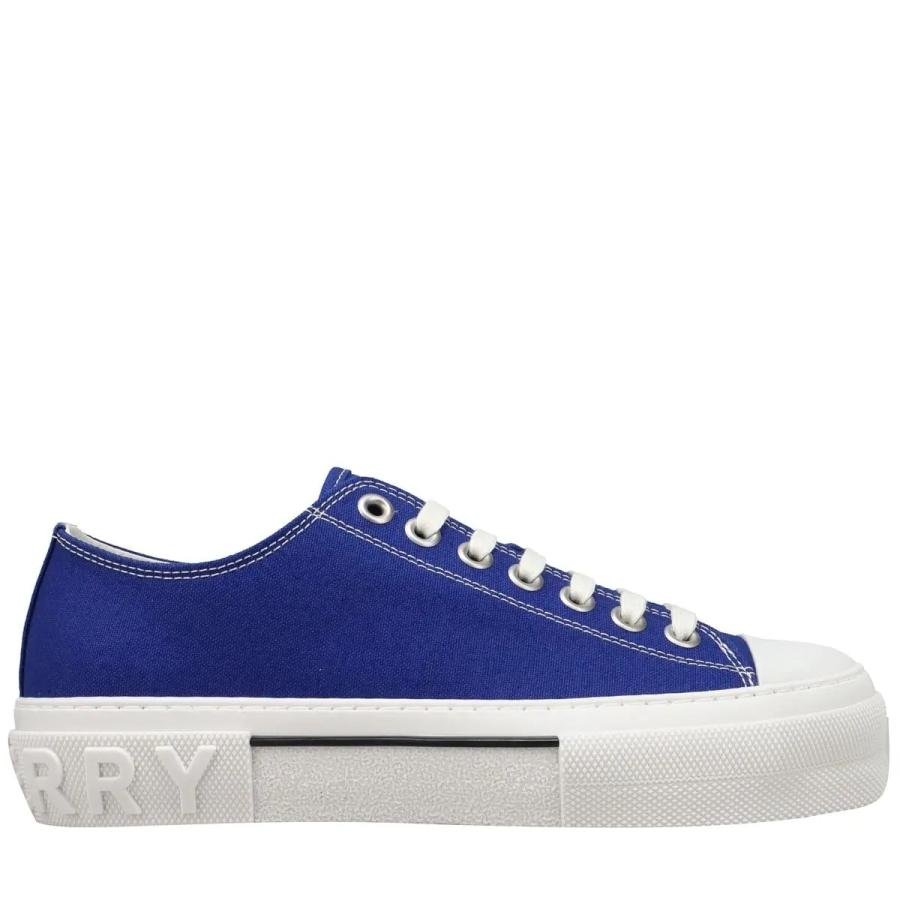 Burberry Deep Royal Blue Jack M Low-Top Sneakers by BURBERRY