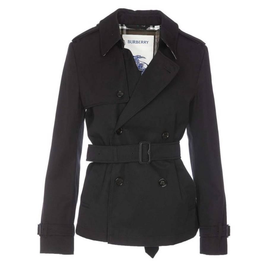 Burberry Double-Breasted Belted Trench Jacket by BURBERRY