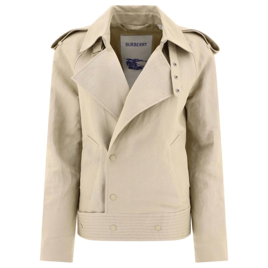 Burberry Double-Breasted Canvas Trench Jacket by BURBERRY