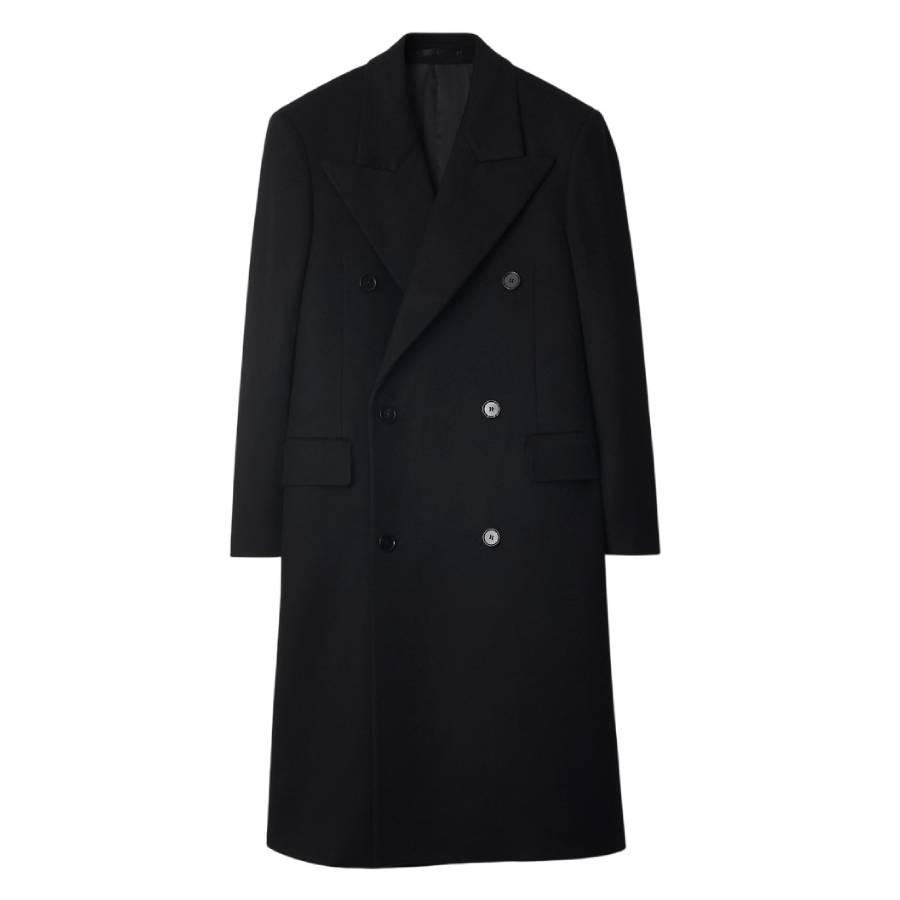 Burberry Double-Breasted Cashmere Tailored Coat by BURBERRY