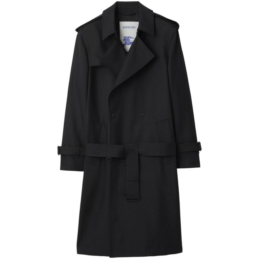 Burberry Double-Breasted Silk-Blend Trench Coat by BURBERRY