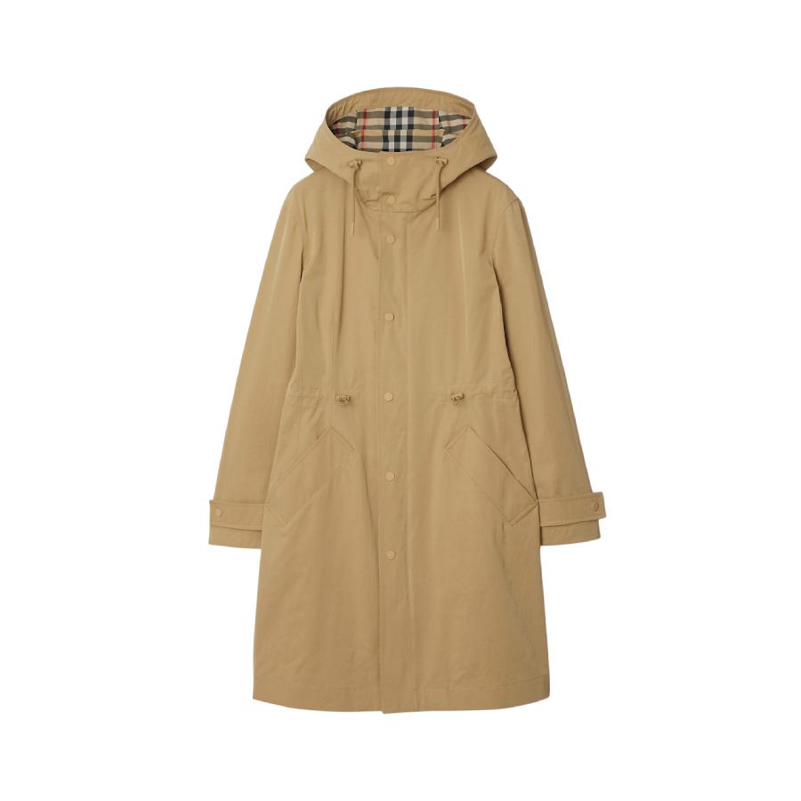 Burberry Drawcord Hood Nylon-Cotton Parka by BURBERRY
