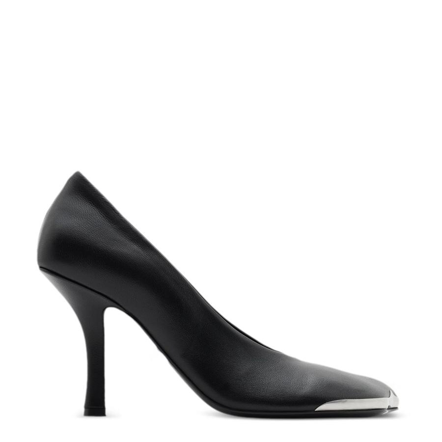 Burberry Duck 90mm Leather Pumps by BURBERRY
