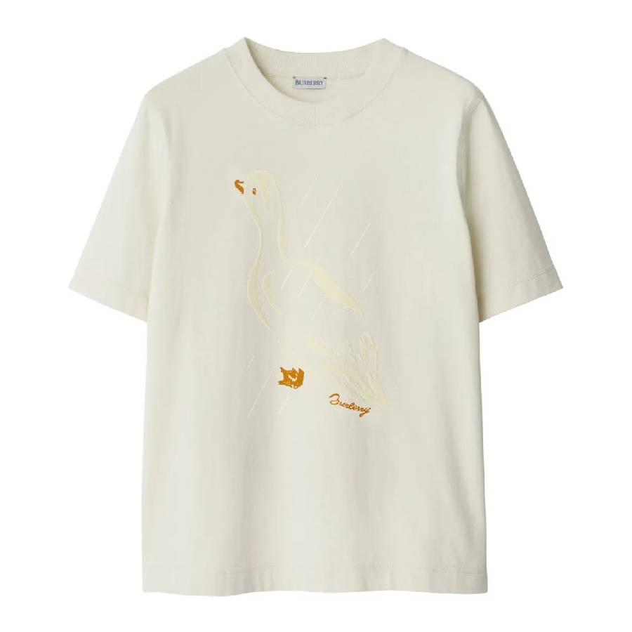 Burberry Duck Graphic Print Cotton T Shirt by BURBERRY