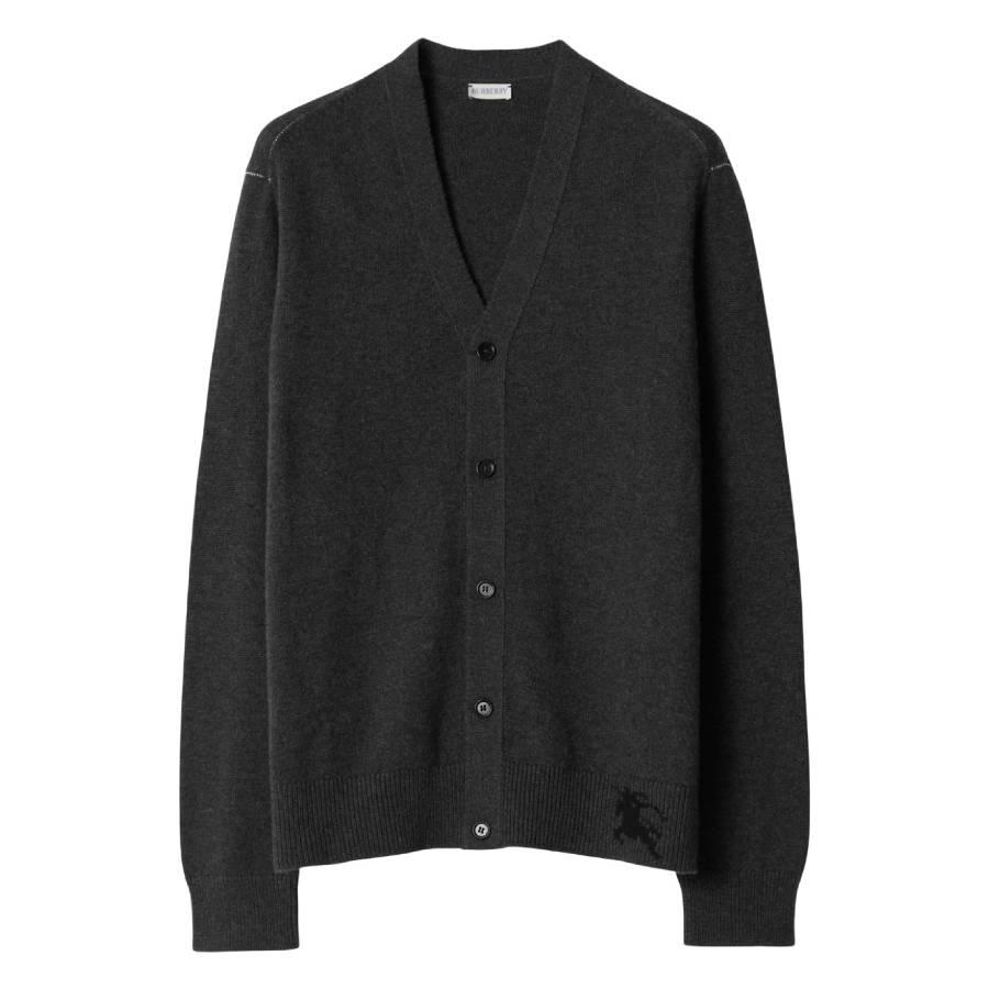Burberry EKD Embroidered Cashmere Cardigan by BURBERRY