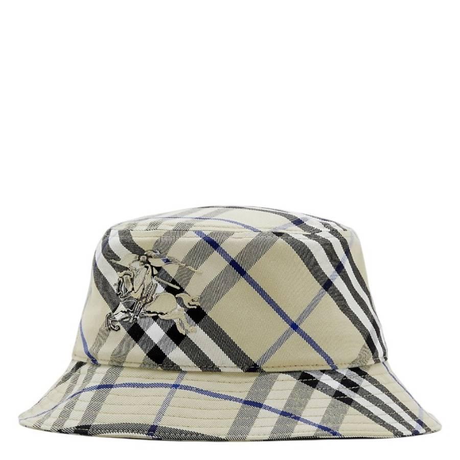 Burberry EKD Embroidered Check Bucket Hat by BURBERRY