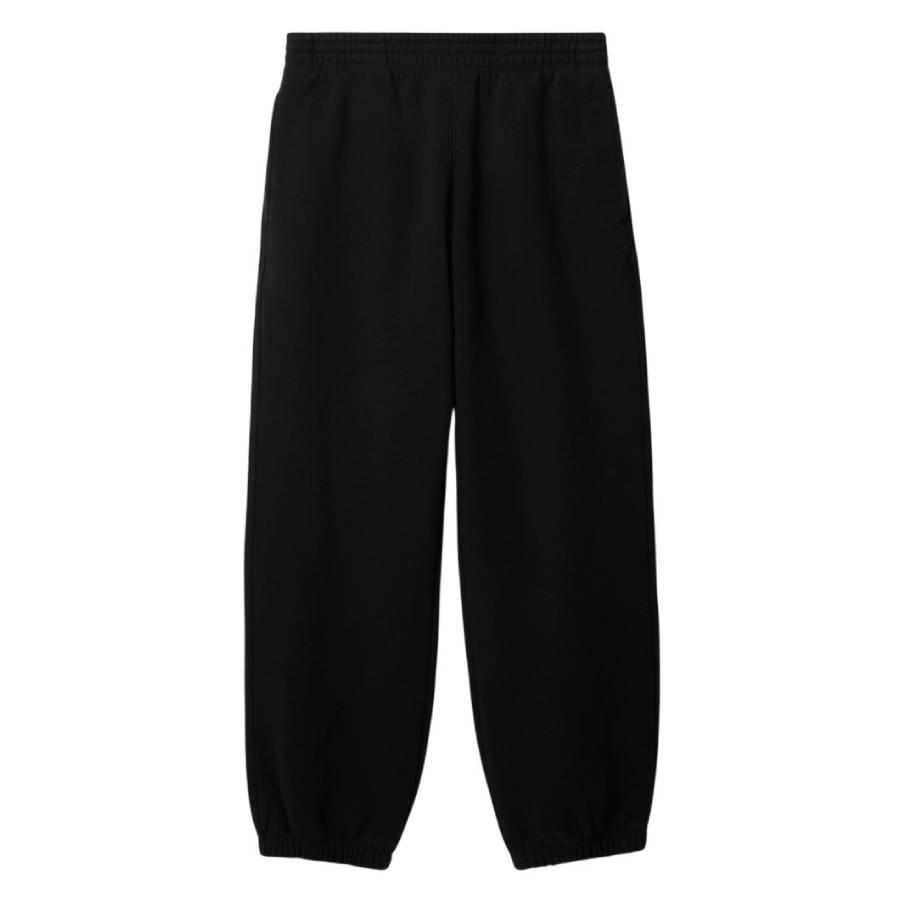 Burberry EKD Embroidered Cotton Jogging Pants by BURBERRY